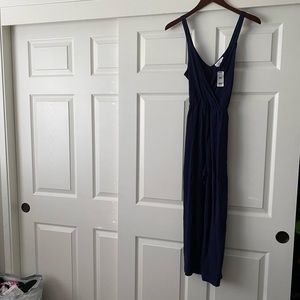 Navy Blue Pants Romper